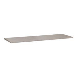 Badkamerdepot Wastafelblad Beton 160.5x45.7x2.5 cm Beton Grijs