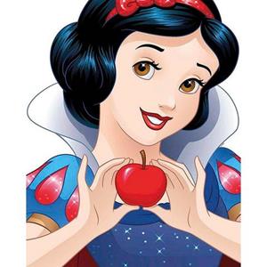 Komar Poster Snow white portret Hoogte: 50 cm