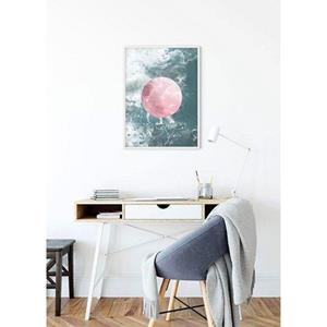 Komar Poster Solum aqua Hoogte: 70 cm