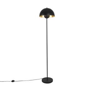 QAZQA Vloerlamp magnax - Zwart - Industrieel - D 33cm