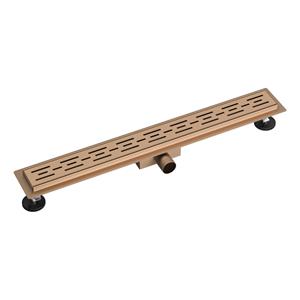 Boss & Wessing Douchegoot  Colorato Compleet 80cm Geborsteld Goud