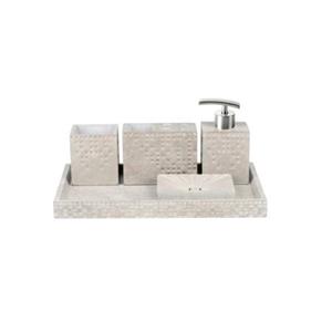 Ideavit Accessoires Set  Idea.Pick Vierkant Beton Licht Grijs
