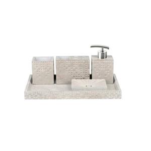 Ideavit Accessoires Set  Idea.Pick Vierkant Beton Licht Grijs