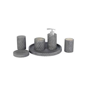 Ideavit Accessoires Set  Idea.Isy Rond Beton Donker Grijs