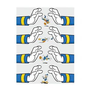Komar Poster Donald Duck Hands Hoogte: 50 cm