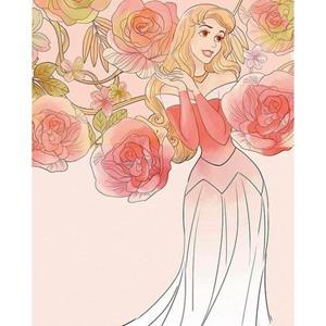 Komar Poster Sleeping beauty roos Hoogte: 70 cm
