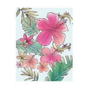 Komar Poster Ariel Flowers Hoogte: 70 cm
