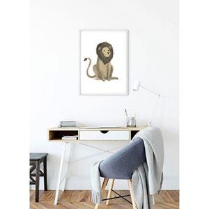 Komar Poster Cute animal Lion Hoogte: 50 cm