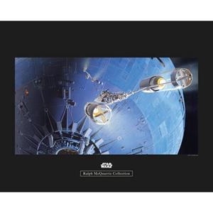 Komar Poster Star Wars Classic RMQ Death star Attack