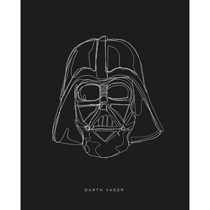 Komar Poster Star Wars Lines dark Side Vader