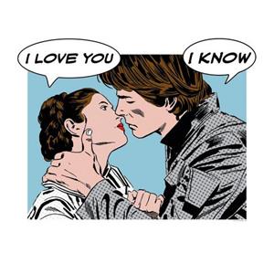Komar Poster Star Wars Classic stripverhaal aandeel Leia Han