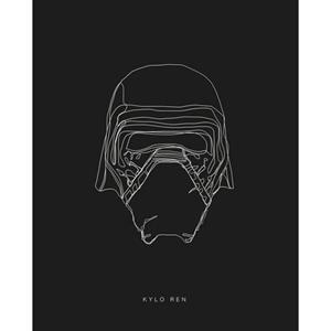 Komar Poster Star Wars Lines dark Side Kylo