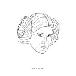 Komar Poster Star Wars Classic Force Faces Leia