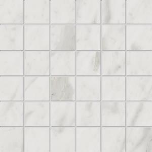 Jabo Tegelsample:  Velvet White mozaïek 5x5cm