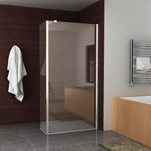 Boss & Wessing BWS Eco Zijwand met Hoekprofiel 30x200cm NANO Coating 8mm