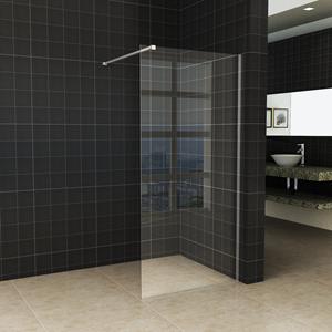 Boss & Wessing BWS Inloopdouche Pro Line Helderglas 75x200 8mm Nano Coating Chroom Profiel en Stang