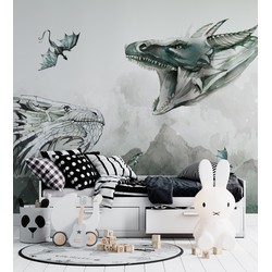 Walloha Drakendrift - Kinderbehang - 292,2 cm x 280 cm - 