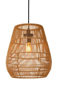 Lucide NERIDA - Hanglamp Buiten - Ø 35 cm - 1xE27 - IP44 - Naturel