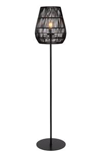 Lucide - Stehlampe - 1xE27 - Schwarz nerida