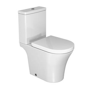 Luca Varess Fanuco staand toilet hoogglans wit randloos