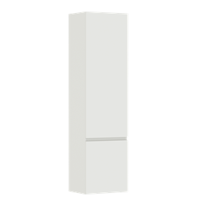 Balmani Cubo zwevende badkamerkast rechts mat wit 45 x 35 x 169 cm