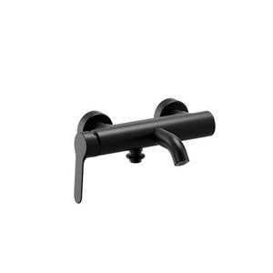 GO by Van Marcke Nemo Nero badkraan - 25.3cm - opbouw - mengkraan - messing zwart mat BU85806 NE