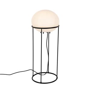 QAZQA Design buiten vloerlamp zwart - Jannie