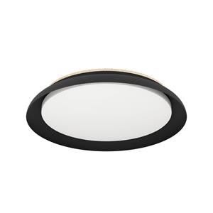 EGLO LED plafondlamp Penjamo Ø 46,5cm, zwart