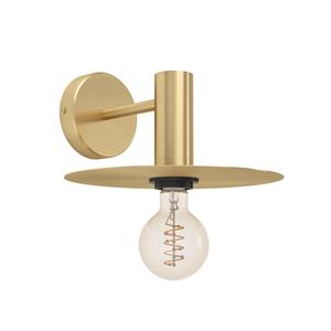 EGLO Wandlamp Escandell in messing geborsteld