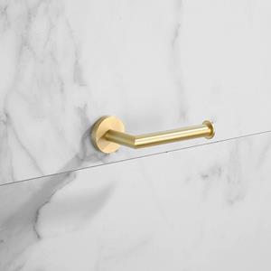 Boss & Wessing Toiletrolhouder  Brass Geborsteld Mat Goud