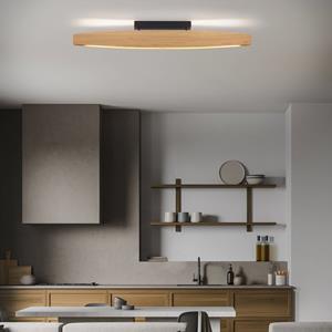 Rothfels Persida LED plafondlamp, eiken, 118 cm