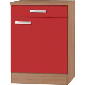 OPTIFIT Unterschrank "Odense", 60 cm breit, mit Tür und Schubkasten, mit 28 mm starker Arbeitsplatte
