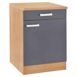 OPTIFIT Unterschrank "Odense", 60 cm breit, mit Tür und Schubkasten, mit 28 mm starker Arbeitsplatte