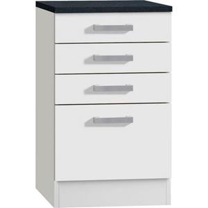 OPTIFIT Unterschrank "Odense 50", 50 cm breit, 50 cm tief, mit 3 Schubkästen und 1 Auszug
