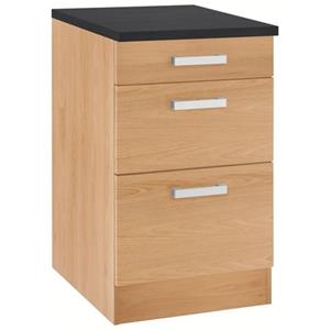 OPTIFIT Unterschrank "Odense", 50 cm breit, mit 1 Schubkasten und 2 Auszügen