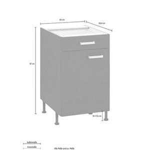 OPTIFIT Unterschrank "Parma", Breite 60 cm