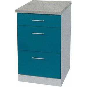 wiho Küchen Unterschrank "Kiel", 50 cm breit, Tiefe 50 cm, mit 2 großen Auszügen und 1 Schublade