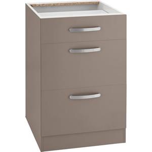 wiho Küchen Unterschrank "Kansas", 50 cm breit, mit 2 großen Auszügen ohne Arbeitsplatte
