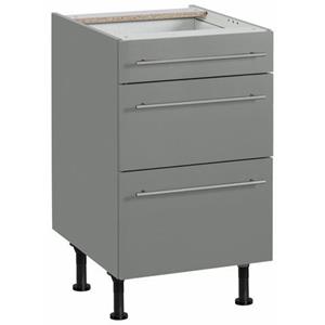 OPTIFIT Unterschrank "Bern", 50 cm breit, mit Schubkasten und 2 Auszügen, höhenverstellbare Füße