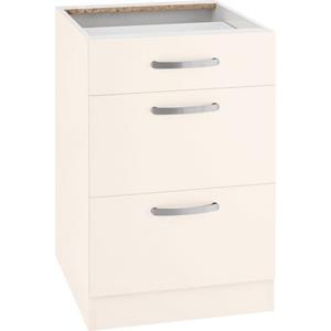 wiho Küchen Unterschrank "Kansas", 50 cm breit, mit 2 großen Auszügen ohne Arbeitsplatte