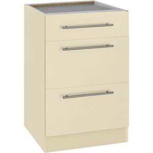 wiho Küchen Unterschrank "Unna", 50 cm breit, mit 2 großen Auszügen, ohne Arbeitsplatte