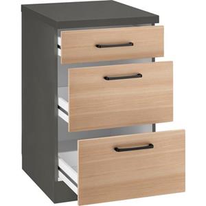 wiho Küchen Unterschrank "Esbo", 50 cm breit, mit 2 großen Auszügen