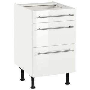 OPTIFIT Unterschrank "Bern", 50 cm breit, mit Schubkasten und 2 Auszügen, höhenverstellbare Füße
