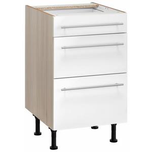 OPTIFIT Onderkast Bern 50 cm breed, met lade en 2 laden, in hoogte verstelbare poten