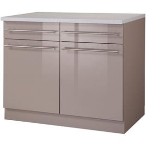 wiho Küchen Unterschrank "Chicago", 100 cm breit, 2 Schubkästen und 2 Türen, für viel Stauraum