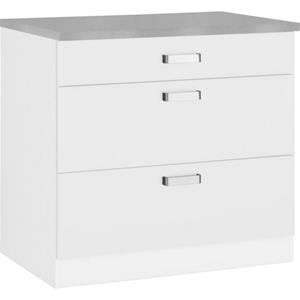 wiho Küchen Unterschrank "Husum", 90 cm breit, mit 2 großen Auszügen