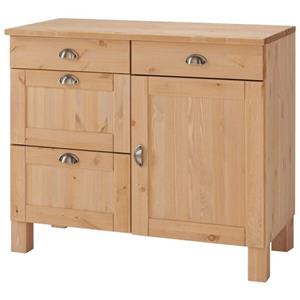 Home affaire Unterschrank "Oslo", 100 cm breit, in 2 Tiefen, mit 23 mm Arbeitsplatte, 2 Schubkästen