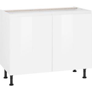 OPTIFIT Unterschrank "Avio", hochwertige Hochglanz-Fronten und höhenverstellbare Füße, Breite 100cm