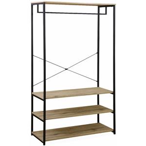sweeek - Garderobe, kapstok, loft, 100 x 40 x 167cm