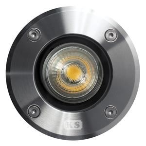 KS Verlichting Grondspot LED Ø11 incl. GU10 Rond RVS